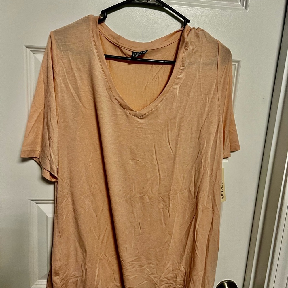 Peach Short Sleeve Tee